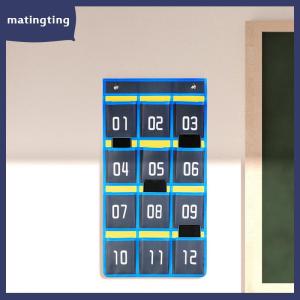 matingting Số Pocket Biểu Đồ Trên Các Cửa Tổ Chức Homeschool Nguồn Cung Cấp Lớp Học Trang Trí Nội Thất Lưu Trữ Túi Cho Điện Thoại Di Động Máy Tính Chủ