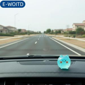 E-WOITD 2pcs đêm Glow alignment hỗ trợ bóng cho bãi đậu xe Viện trợ huỳnh quang dán dễ dàng cài đặt cho xe ô tô