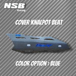 COVER KNALPOT BEAT 2010-2024 NSB RACING CARBON Tutup Knalpot All Honda Beat AKSESORIS MOTOR BEAT