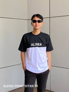 Aldira Kaos Couple Combi Pria Wanita Terbaru2023 Kekinian / Baju Couple / Kaos