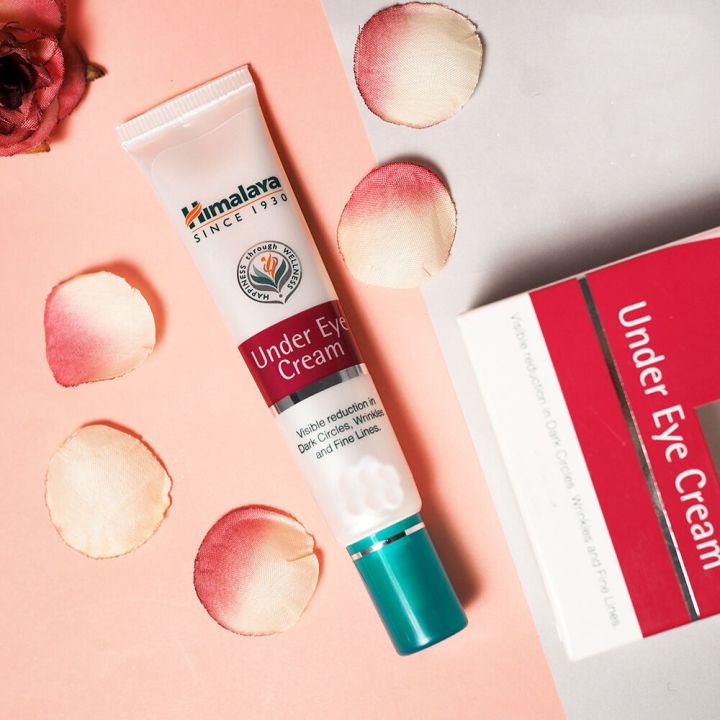 Himalaya eye cream ฮิมาลายา อาย ครีม ทาลดเลือนริ้วรอยใต้ตา 15cc under