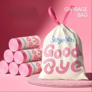 【SG Stock】Drawstring Durable Leak-Proof Portable Garbage / Trash Bag Household Large Kitchen Living Room Bedroom Office