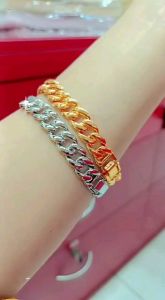 Gelang Rantai xuping permata dilapisi emas 18k