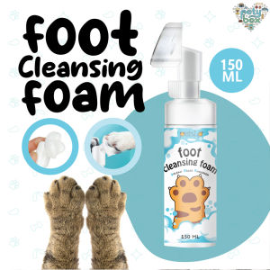 Petsup 150ml Pet Foot Cleansing Foam Cat Dog Paw Cleaner Deodorant Waterless Cleaning Foam Wash Foot Care