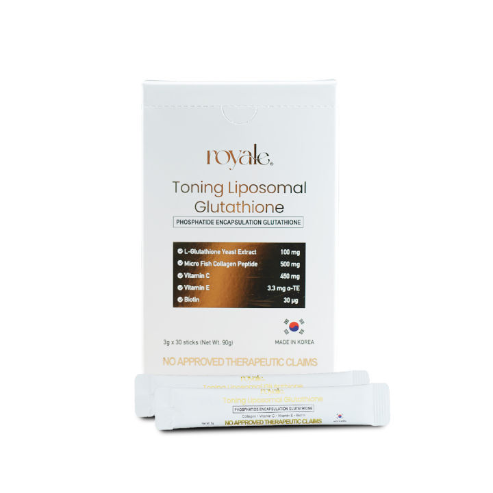 ROYALE TONING LIPOSOMAL GLUTATHIONE Powder Glutathione Supplement Royale  Business Club International Glutathione Standard Delivery Glutathione  Supplement - Lazada | Lazada PH