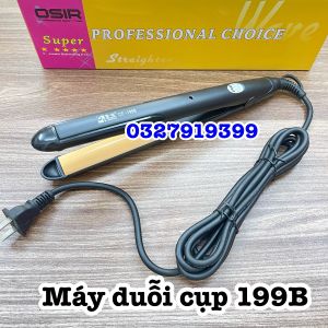 Máy duỗi cụp 199B duỗi cụp bản sứ cao cấp thiết kế tiện lợi dành cho nhu cầu sử dụng tại nhà tạo kiểu tóc dễ dàng chất liệu cao cấp an toàn bảo hành 03 tháng