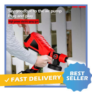 Pistol Semprot Cat Multifungsi Dinding Pernis Latex 360 Derajat Pola Semprot Electric Spray Gun 600W Kapasitas 1 Liter Idealtool - 7RHZXLRE