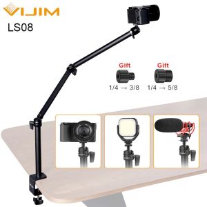 ULANZI VIJIM LS08 Desk Table Mount Flexible Boom Arm Light Camera Microphone Mic Holder Bracket Stand for Live Stream