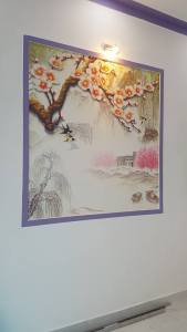 Tranh dán tường 3D Bàn thờ 80cm*120cm