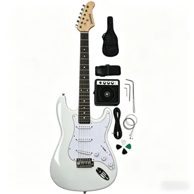 Electric guitar set includes a comprehensive accessory package Local shipping