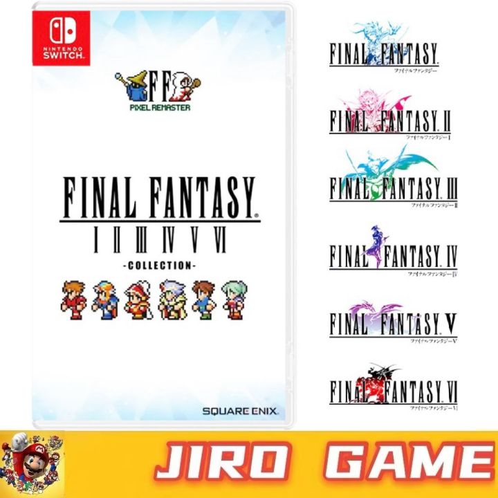 Nintendo Switch Final Fantasy IIIIIIIVVVI Pixel Remaster