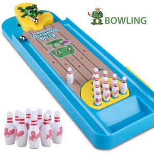 Mainan Edukasi Anak Frog Bowling Board Game / Bowling Katak