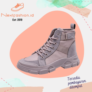 Nextfashion Sepatu wanita sneakers boots terbaru kekinian 308