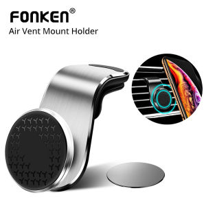 FONKEN Điện Thoại Trong Xe Ô Tô Chủ Từ Tính Kim Loại Giá Kẹp Trên Cửa Gió Máy Lạnh 360 ° Độ Điện Thoại Trong Xe Ô Tô Chủ