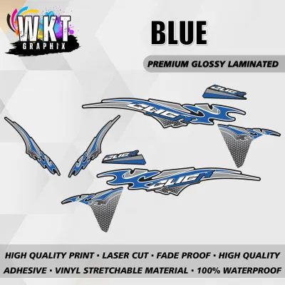 HONDA CLICK V3 V4 SATU SET THAI KANAN KIRI DECALS (WATERPROOF LAMINATED FADE PROOF)