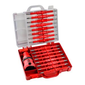 Professional 34 in 1 Ratchet Screwdriver Kit With Interchangeable Magnetic Head with Nonslip Handle For Electrical