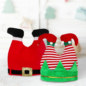 Unique Santa Elf Pants Hat for Christmas Colorful Christmas Elf Hat Bring Laughter to Your Celebrations for Women Men
