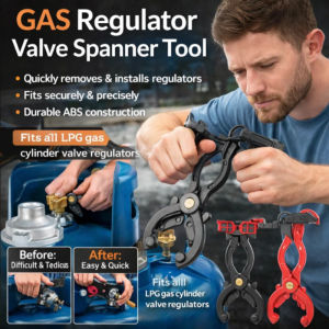 Gas Pressure Regulator Wrench Adjustable LPG Tank Cylinder Valve Tool Heavy Duty Non-Slip Grip For Natural Gas Liquefied Gas Canister Safety Removal