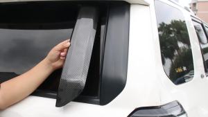 mv1 JeCar ABS Car Tail Door Trim Cover Decoration Tailgate Sticker For 4Runner 2010 Up Auto Exterior Accessories 6M2T5