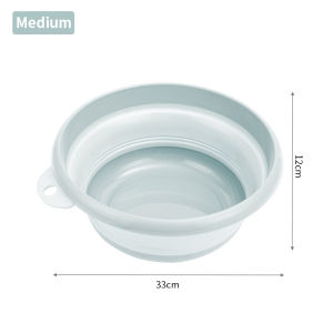 Konco Collapsible Basin Foldable Cleaning Bucket home kitchen bathroom Folding Car Wash Folding Basin Cleaning Tubs Silicone Wash Basin Folding Basin Collapsible Portable Wash Bowl