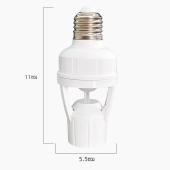 E27 หลอดไฟ 220V/AC เซ็นเซอร์ ตรวจสอบการเคลื่อนไหว ผลิตภัณฑ์ Infrared Sensor ในระบบติดอัตโนมัติ