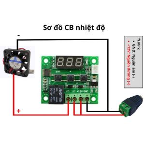 055 Mô-đun cảm biến nhiệt độ XH-W1209 12V