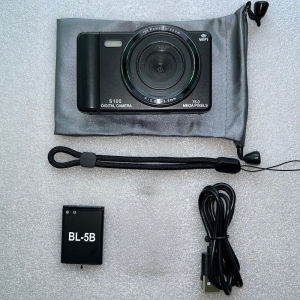 S100 Digital Camera 4K 75MP 2.8-Inch Touch Screen With Dual Lens Portable Pocket Camera