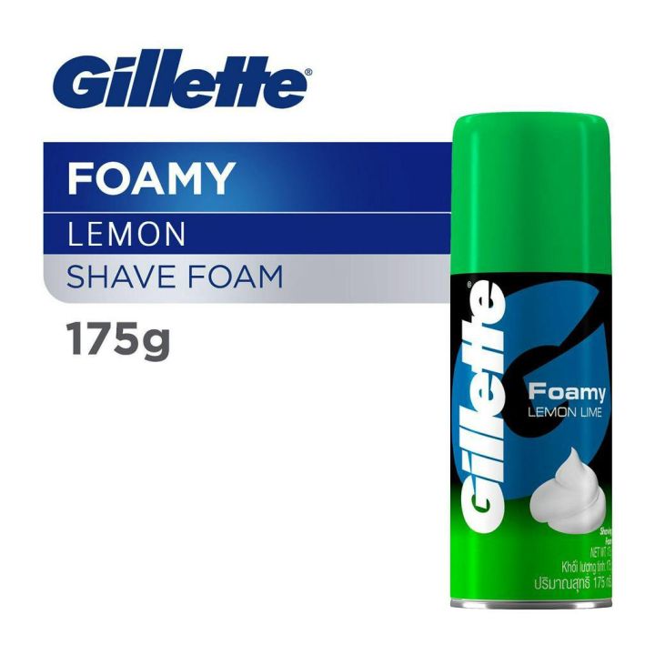 Gillette Foamy Lemon Lime 175g 1x12 Lazada PH