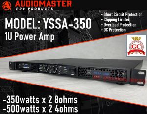 Audiomaster YSSA-350 1U power amplifier