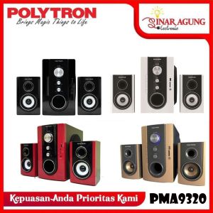 SPEAKER POLYTRON PMA 9300 / PMA9320 [BLUETOOTH / AUX / USB] 100% ORI