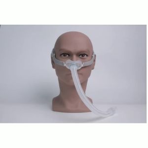 Yuwell CPAP Nasal Pillow Mask YN06 a breathing aid for sleep apnea comes with an adjustable head strap (M/L) and is designed to prevent snoring. It is a-grade product.