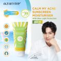 Azarine Calm My Acne Sunscreen Moisturiser SPF35 PA+++ || Azarine Sunscreen Acne Moisturiser || Sunscreen Gel. 