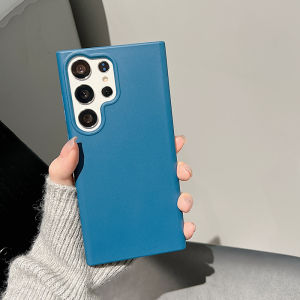 CrashStar Eco-friendly Degradable Wheat Solid Color Soft Silicone Shockproof Phone Case For Samsung Galaxy S24 S23 Ultra + Plus Simple Fashion Anti-fingerprint Phone Casing Cover Shell Hot Sale