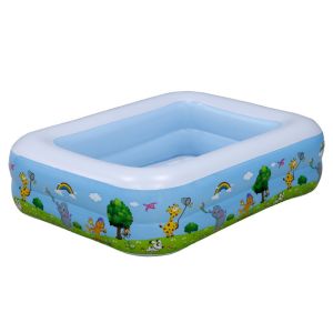 Bể bơi phao cho bé hồ bơi bơm hơi tại nhà 3 tầng 1m2/2m1 chất liệu nhựa PVC cao cấp an toàn dễ sử dụng