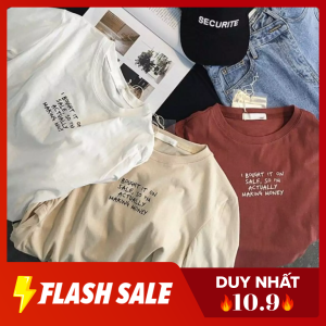 [HCM]áo thun nam nữ   áo tay lỡ phông rộng áo UNISEX nam nữ đẹp in chữ < size 35-75kg>