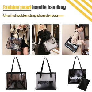 Túi Xách Nữ Trong Suốt Thạch Thời Trang Túi Tote Lớn Túi Composite