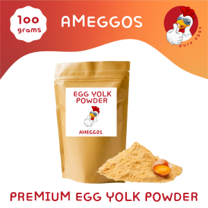 Ameggos Premium Egg Yolk Powder – Freeze-Dried for Baking & Cooking (100g 250g 500g 1kg) | EC Universal Official Store
