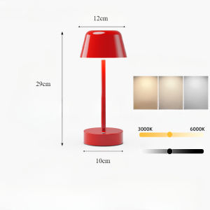 Lampu Meja Rechargeable USB - Cocok Untuk Belajar Malam "Lampu Meja Touch LED Rechargeable - 3 Mode Cahaya Bisa USB/Baterai Dekorasi Estetik & Hadiah Praktis