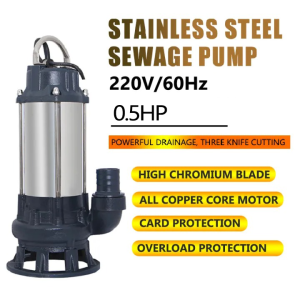 MIJIAYOUPIN Industrial Stainless Steel Multifunction Submersible Sewage Water Pump Heavy Duty Automatic Float Switch