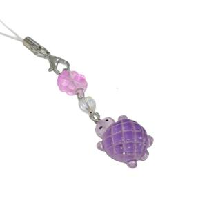 Vibranting Turtles Keychain Soft Resin Retro Styles Lovely Gift for Phone Bag Accessories