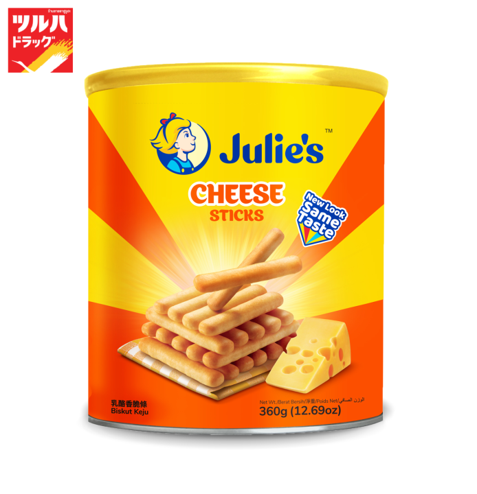 จูลี่ส์ ชีสสติ๊ก (ขนมปังกรอบชนิดแท่งรสชีส) 360 กรัม / Julie'S Cheese ...