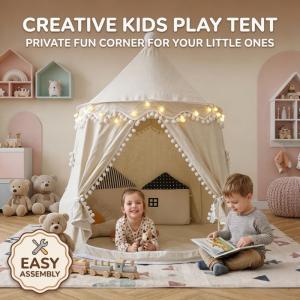 Kids Tent Indoor & Outdoor Toddler Tent Kids Playhouse Tent Play Tent Large Kids Playhouse Tent Toys