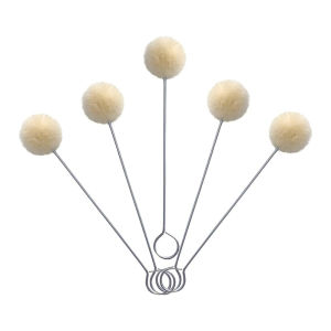 10Pcs Wool Daubers Leather Dye Wool Dauber Applicator Dyeing Wools Ball Brush