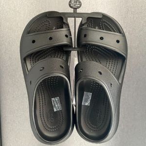 Dép 2 quai crocs classic chính hãng xuất xịn tặng kèm charm dép giày dép Crocs đi mưa thời trang nam nữ màu  đen