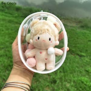 💟【Special price】💟Be Cools 10CM Plush Doll Out Bag PVC Transparent Cotton Doll Transparent Display Pouch Clear Storage Case For Anime Cartoon Dolls