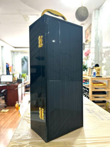 [HĐ] Hộp gỗ sơn mài đựng rượu vang cao cấp - hộp đơn (không bao gồm chai vang)