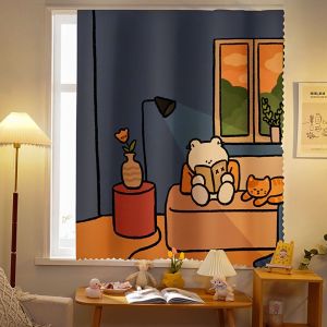 Feiyana- ผ้าม่านสำเร็จรูป ผ้าม่านอเนกประสงค์กันแสง กันยูวี CL-C2