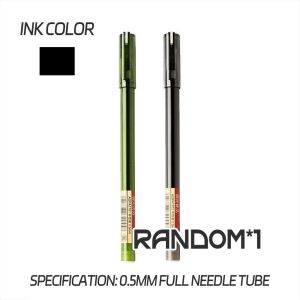 1pcs Gel Pen 0.5mm Black Blue Red Ink Ballpoint Writing Pen School Office Stationery