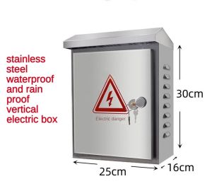 Stainless steel outdoor waterproof and rainproof Power box Monitoring box Distribution box Charging box Electric meter box Device wiring