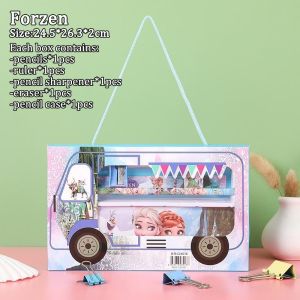 5 in 1 Cartoon School Stationery Set Cute Kids Pencil Set Birthday Gift Perfect for Kids Gifts